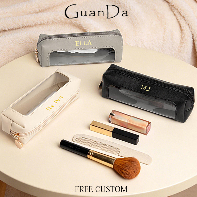 Luxury Bags China Wholesale - Tas Kosmetik Portabel dengan Ritsleting, Nama