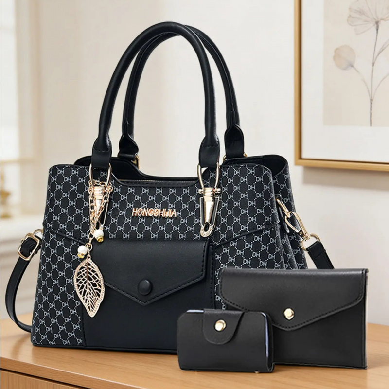 Luxury Tote Bags With Zipper - Tas jinjing komuter berkapasitas besar dengan