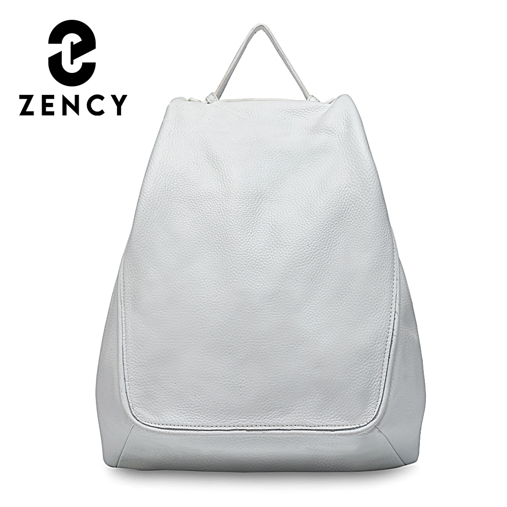 Genuine Leather Backpack - Zency Ransel Anti Maling Kulit Asli