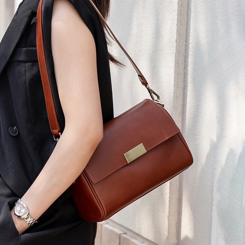 Luxury Bags China Wholesale - Tas Selempang Wanita Kulit Sapi Tas