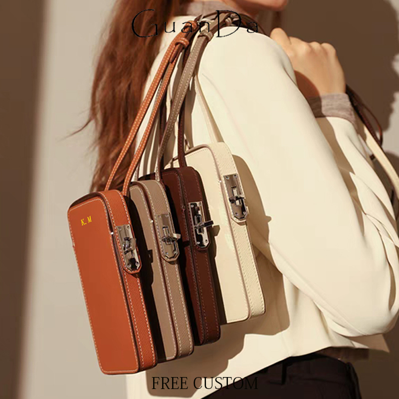 Luxury Bags Names - Tas selempang kulit asli portabel wanita,
