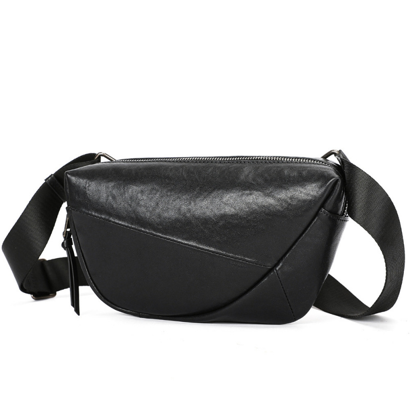 Saddle Bag Distressed - Tas dada pria kulit asli vintage