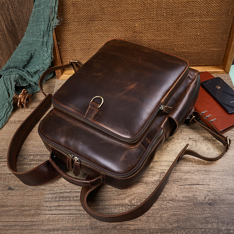 Tas Ransel Laptop Kulit Lapisa - Genuine Leather Backpack ulasan dan harga