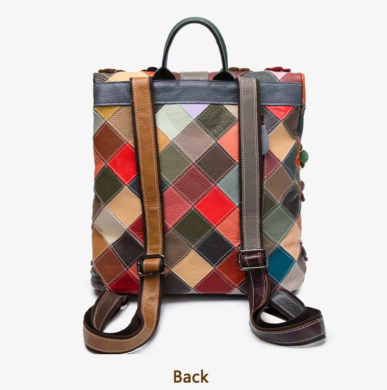 Tas Ransel Kulit Asli Wanita V - Genuine Leather Backpack ulasan dan harga