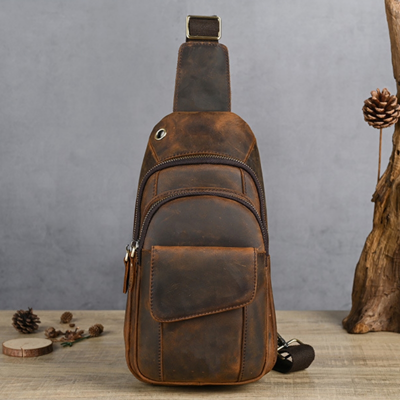 Tas Dada Pria Multifungsi Mewa - Genuine Leather Backpack ulasan dan harga