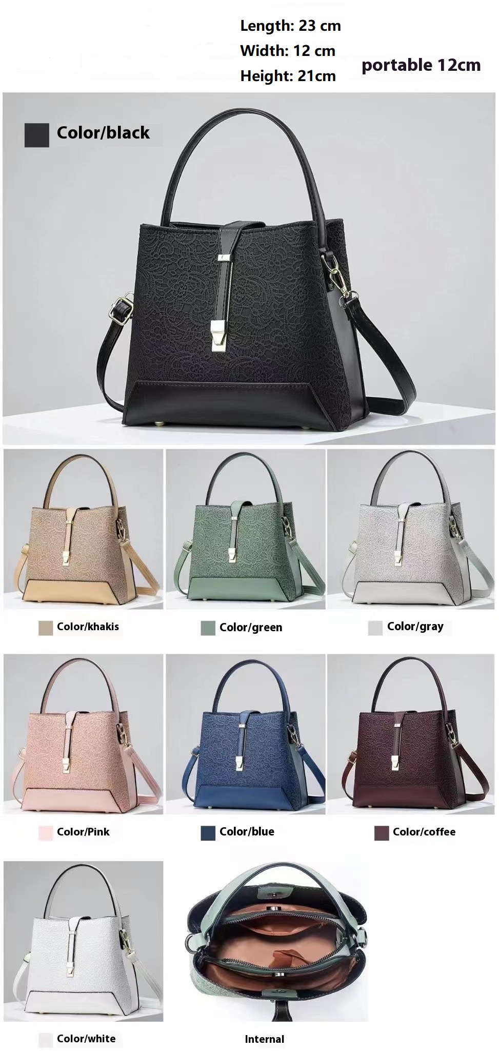 Tas Tote Mewah Baru Tas Tangan - Luxury Tote Bags With Zipper ulasan dan harga