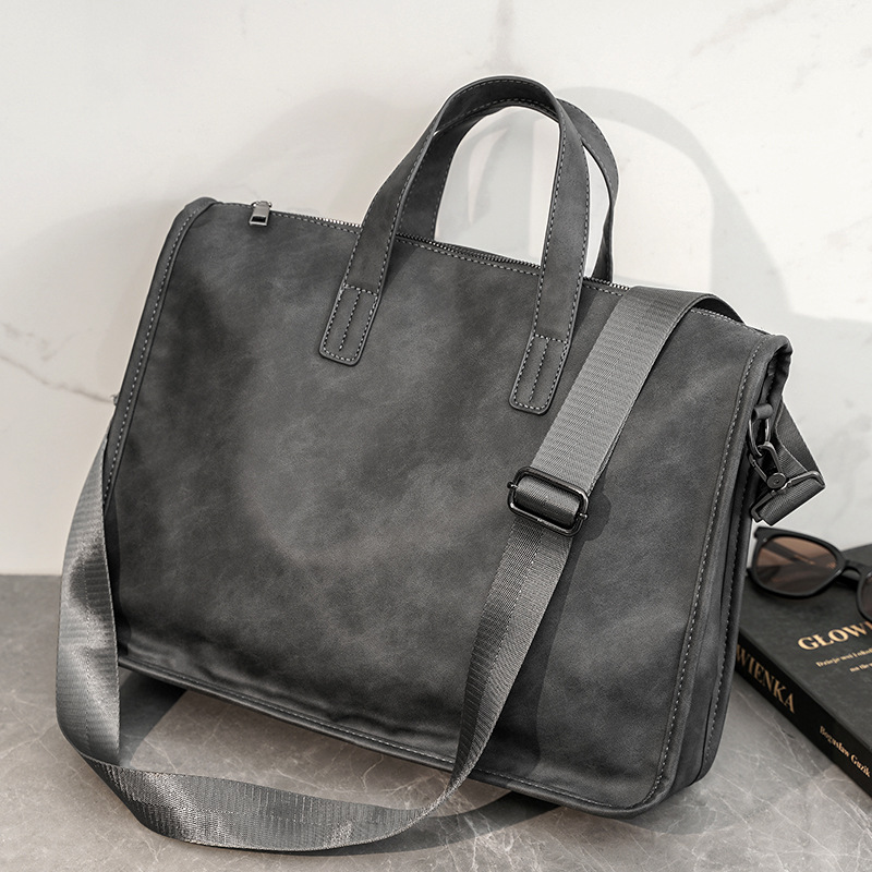 Tas Tangan Pria Bisnis Kasual  - Luxury Tote Bags With Zipper ulasan dan harga