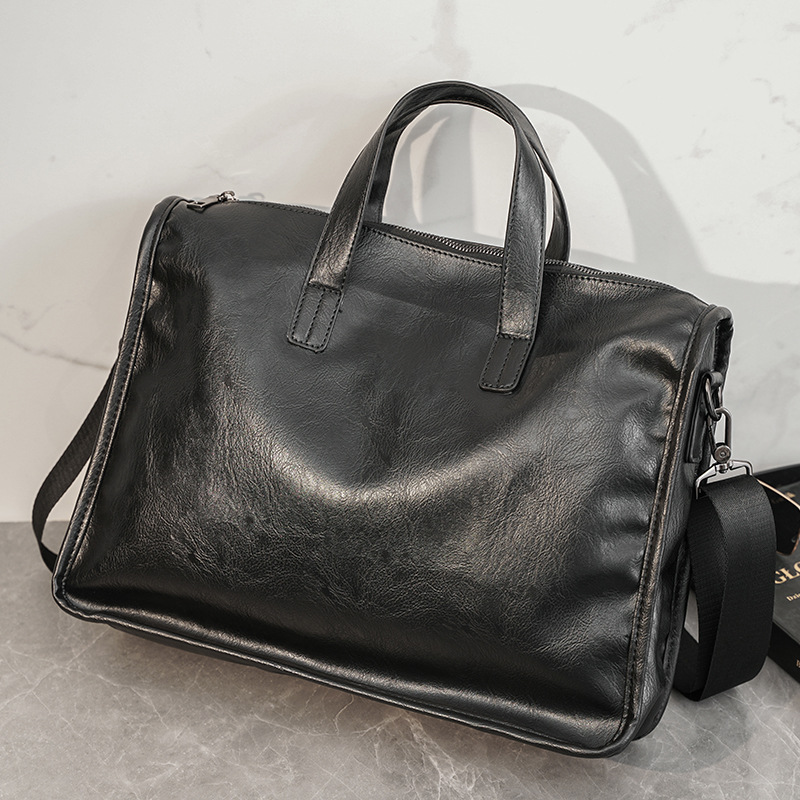 Tas Tangan Pria Bisnis Kasual  - Luxury Tote Bags With Zipper ulasan dan harga