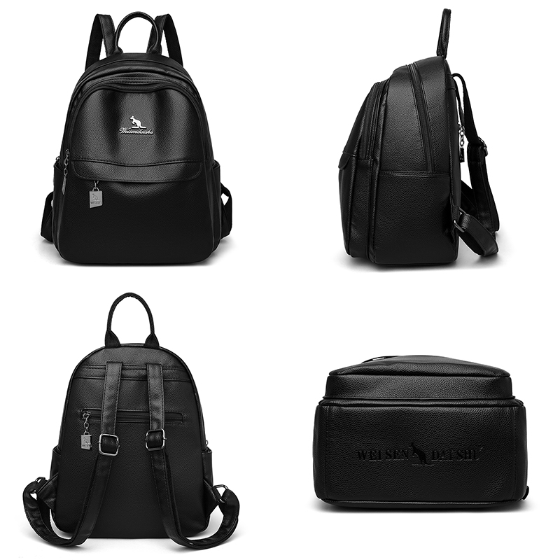 Tas bahu wanita, ransel kulit  - Luxury Tote Bags With Zipper ulasan dan harga