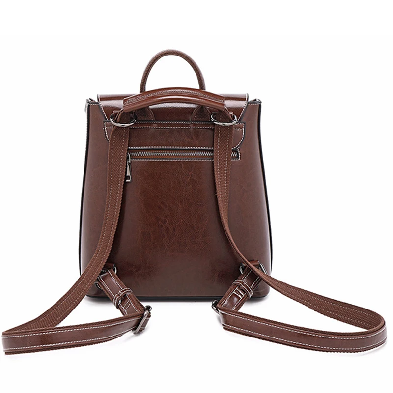 Tas Ransel Wanita Kulit Asli T - Genuine Leather Backpack ulasan dan harga