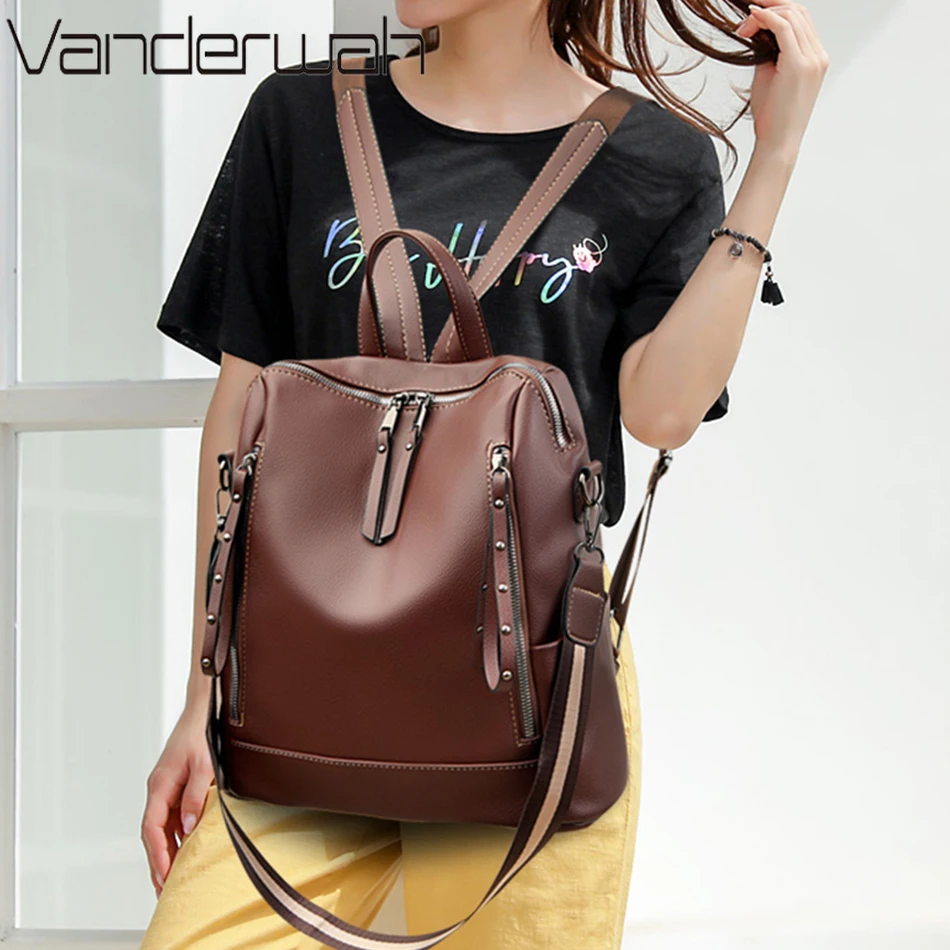 Merek Ransel Mewah Kulit Lembu - Genuine Leather Backpack ulasan dan harga