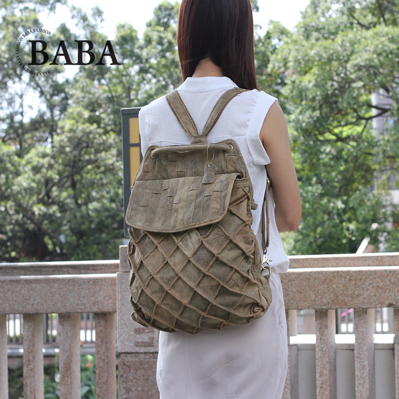 Ransel Eropa/Amerika Baru Rans - Genuine Leather Backpack ulasan dan harga