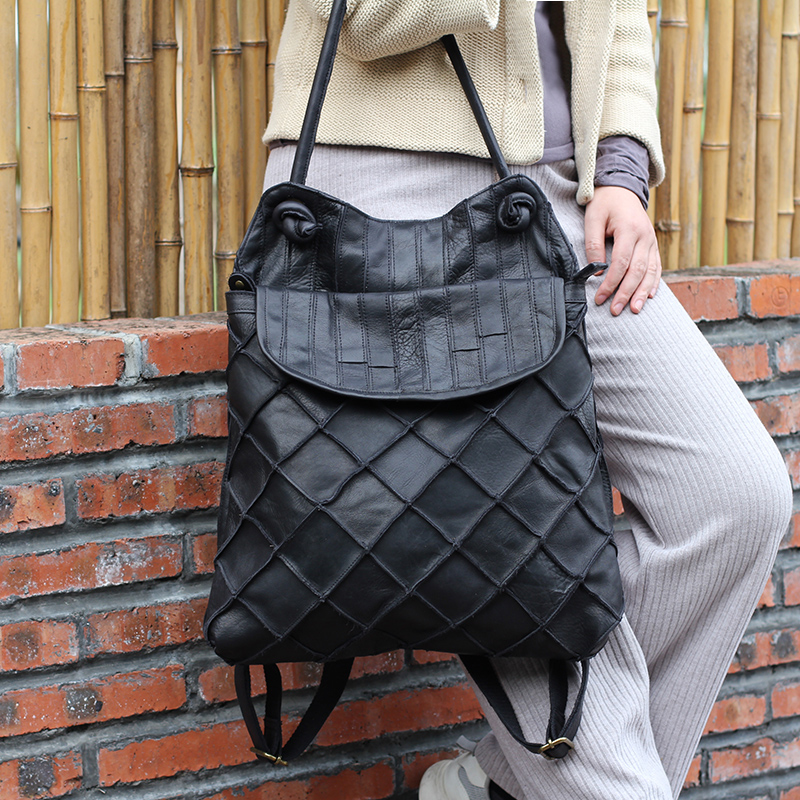 Ransel Eropa/Amerika Baru Rans - Genuine Leather Backpack ulasan dan harga