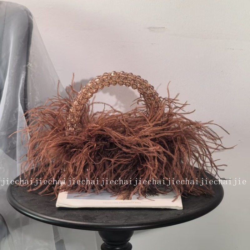Tas Tangan Wanita Desain Bulu  - Luxury Bags China Wholesale ulasan dan harga