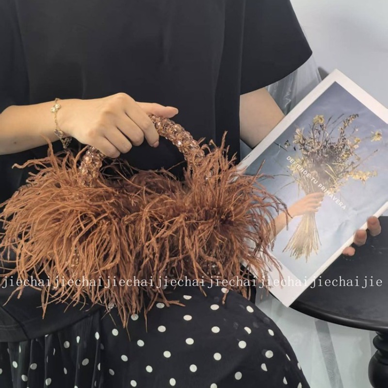 Tas Tangan Wanita Desain Bulu  - Luxury Bags China Wholesale ulasan dan harga