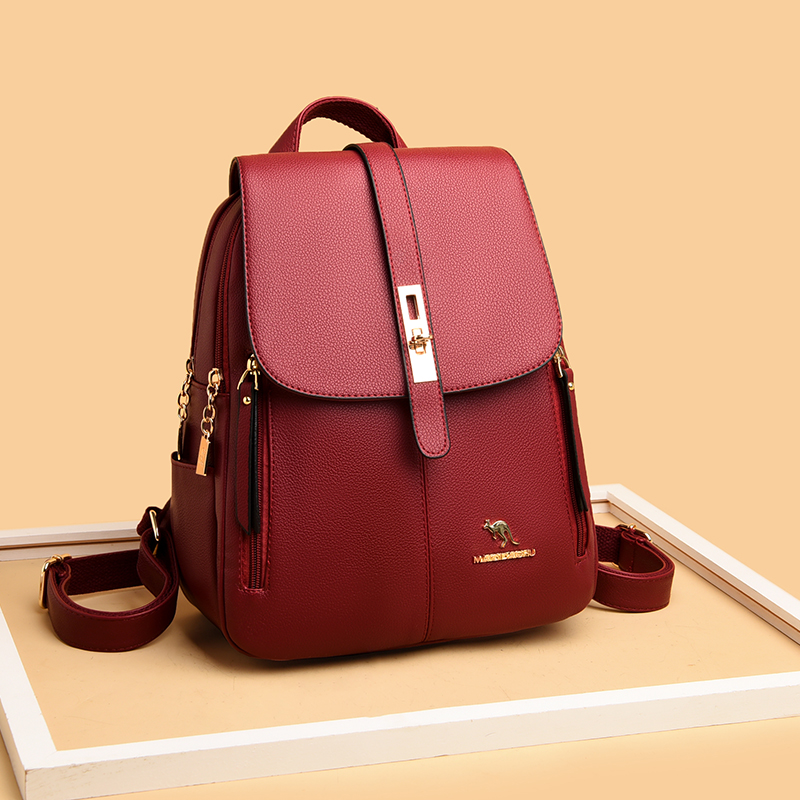 Ransel kulit mewah wanita untu - Luxury Tote Bags With Zipper ulasan dan harga