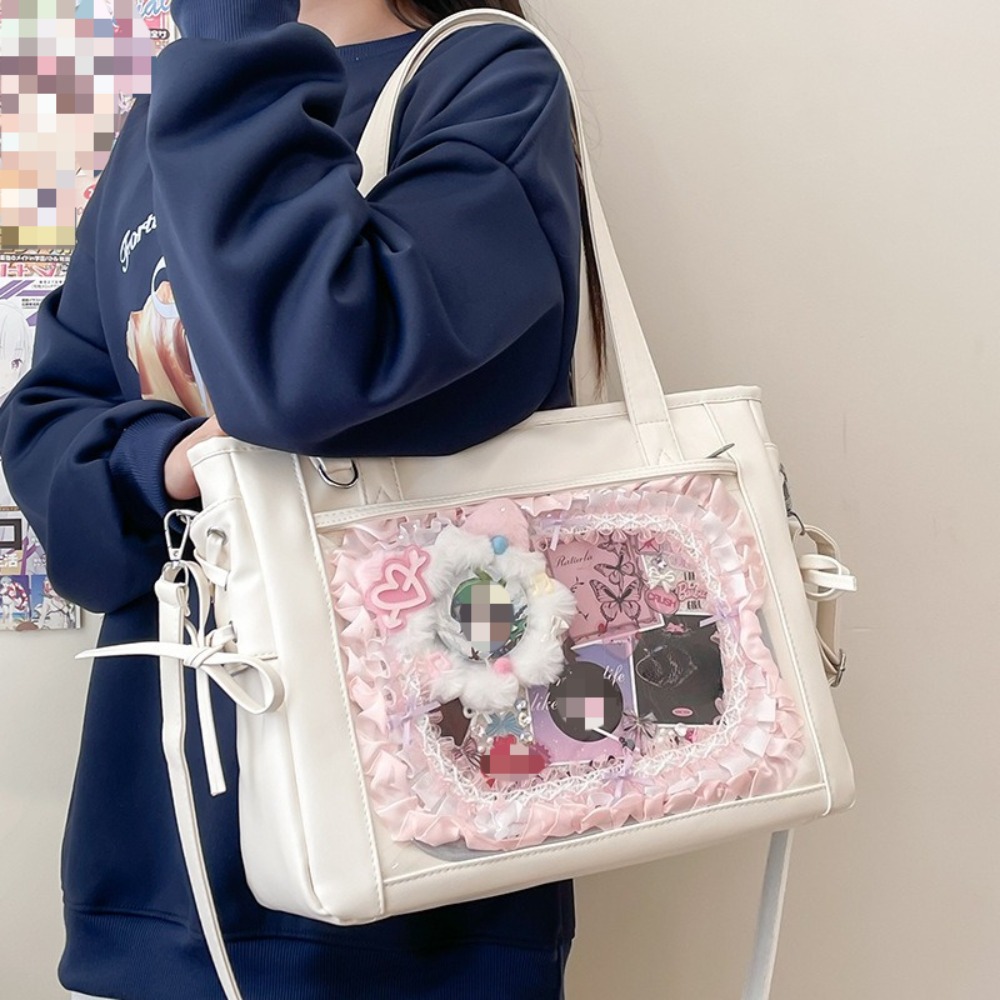 Tas Selempang Lucu Ala Jepang  - Luxury Tote Bags With Zipper ulasan dan harga
