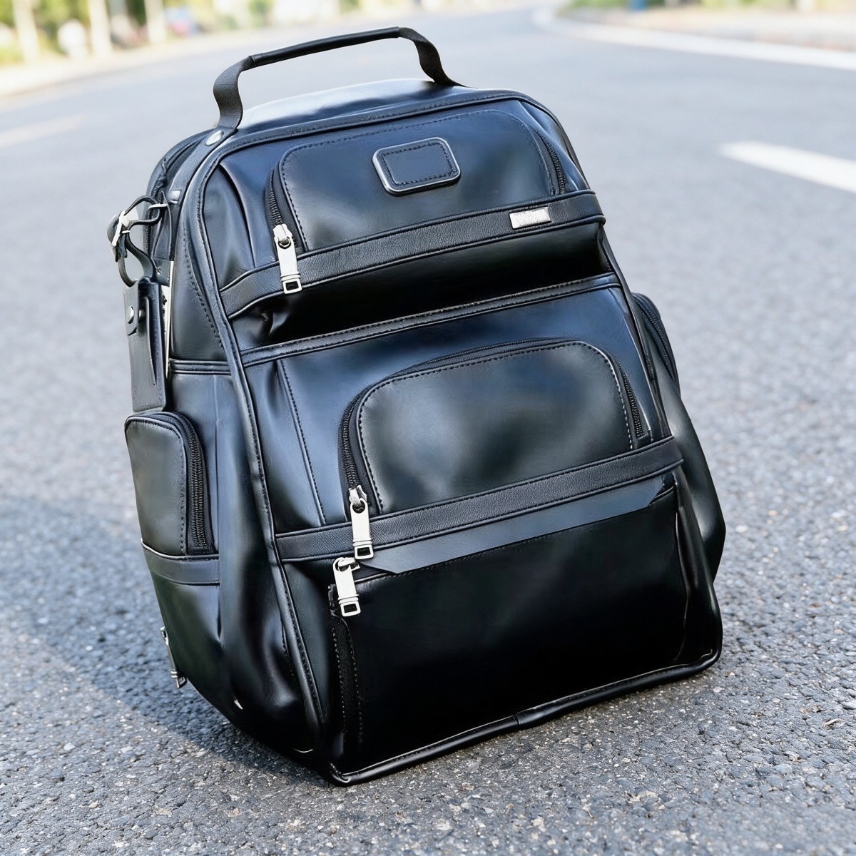 Tas Ransel Laptop Bisnis untuk - Genuine Leather Backpack ulasan dan harga