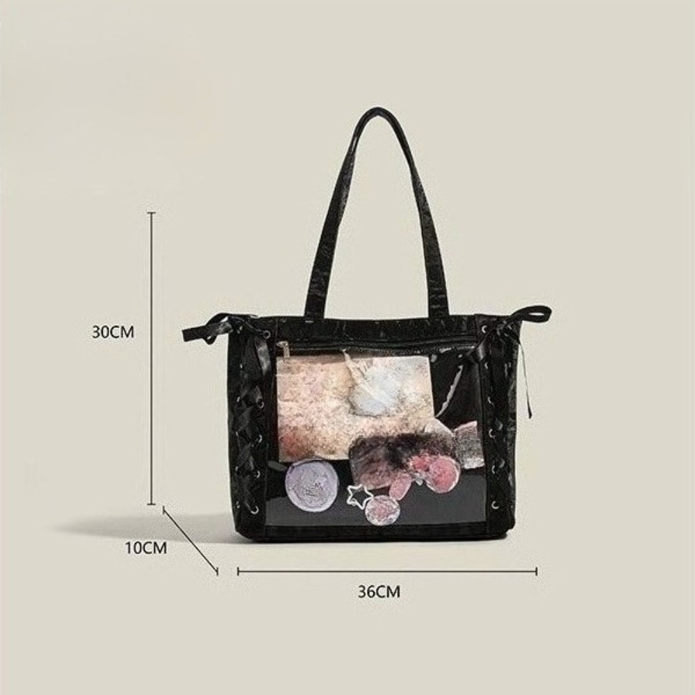 Tas Selempang Anime Berkapasit - Luxury Tote Bags With Zipper ulasan dan harga