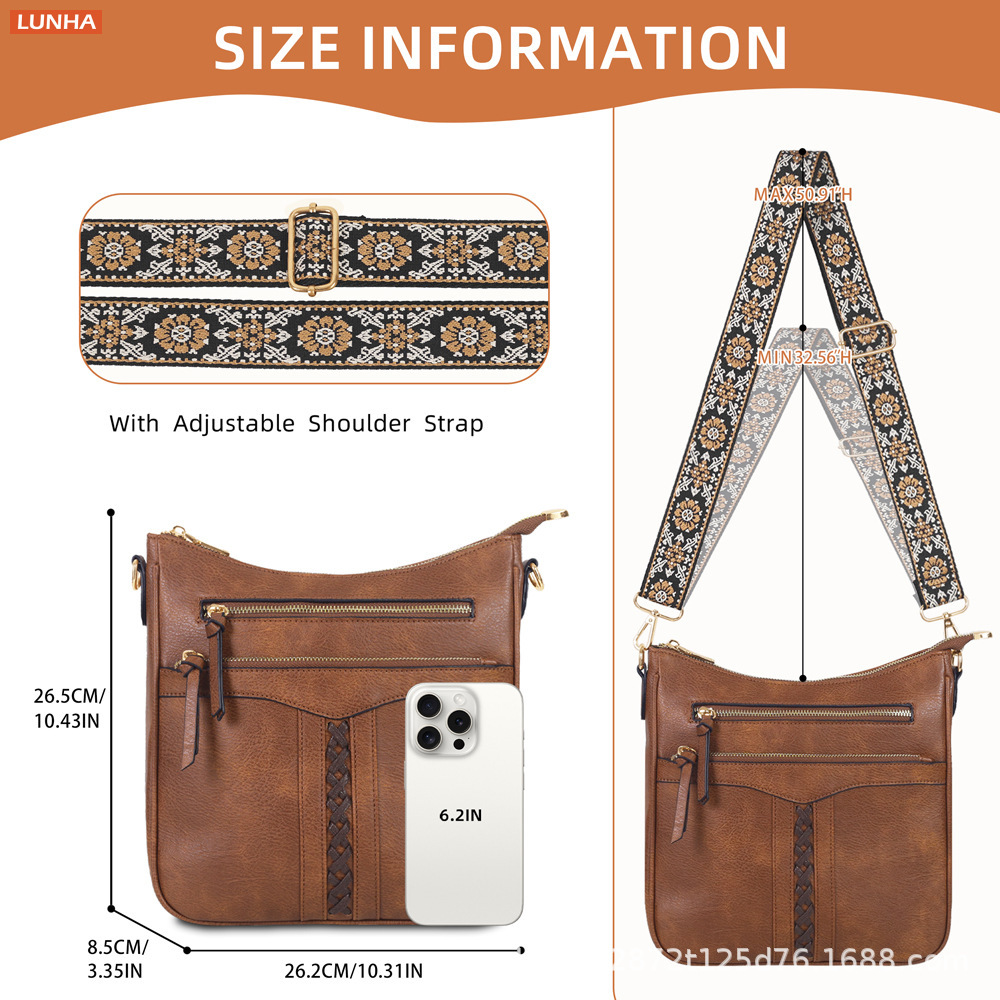 Tas Selempang Bucket Anyaman V - Saddle Bag Distressed ulasan dan harga