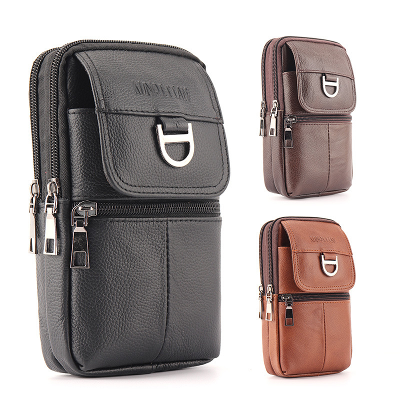 Tas Pinggang Kulit Pria - Tas  - Genuine Leather Backpack ulasan dan harga